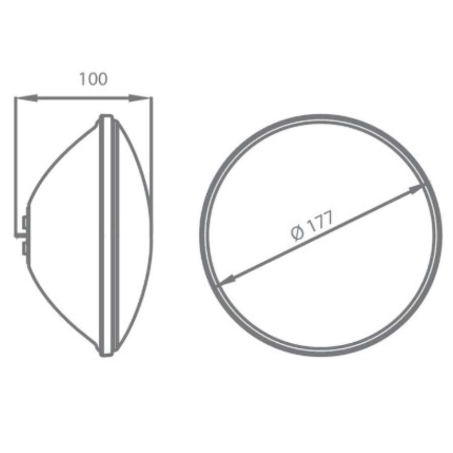 Imagen accesoria del productoLAMPARA LED  BLANCA 45 LED 1050 LUMENES