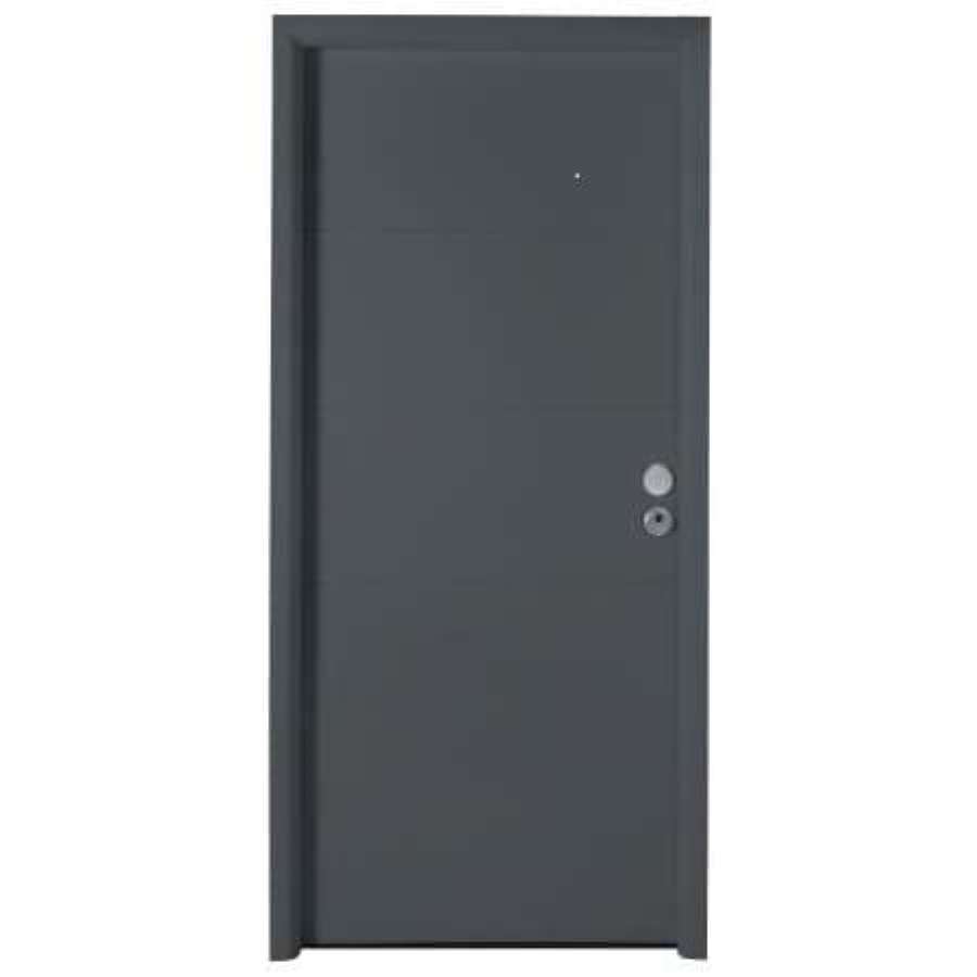 Imagem principal do produtoPUERTA ENTRADA LINE H RAL 7016 SE 3P AC CROM 96x210 IZDA