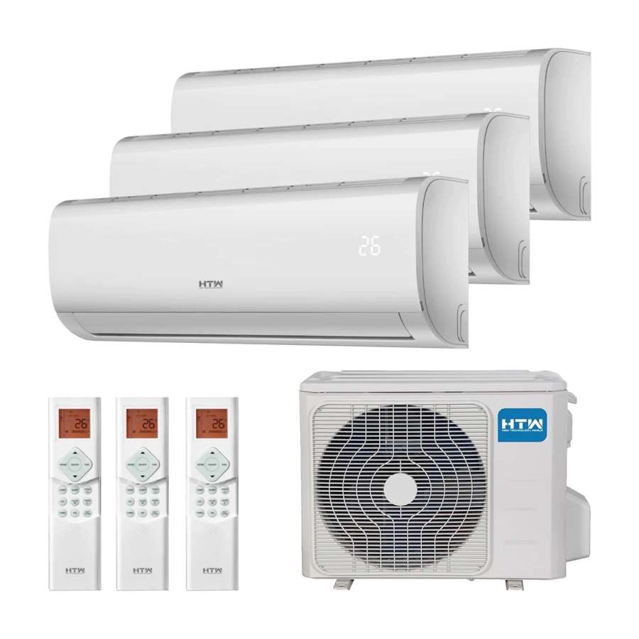 Imagen principal del productoAIRE ACONDICIONADO WIFI MULTISPLIT 3X1 (2,6kW+2,6kW+3,5kW)