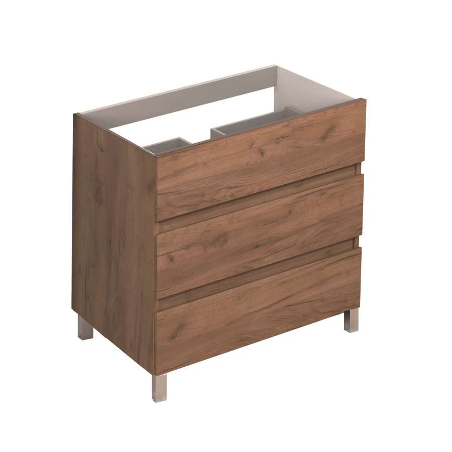 Imagem principal do produtoMUEBLE DE BAÑO CUBIK MARTINA 60CM 3 CAJONES ROBLE 001
