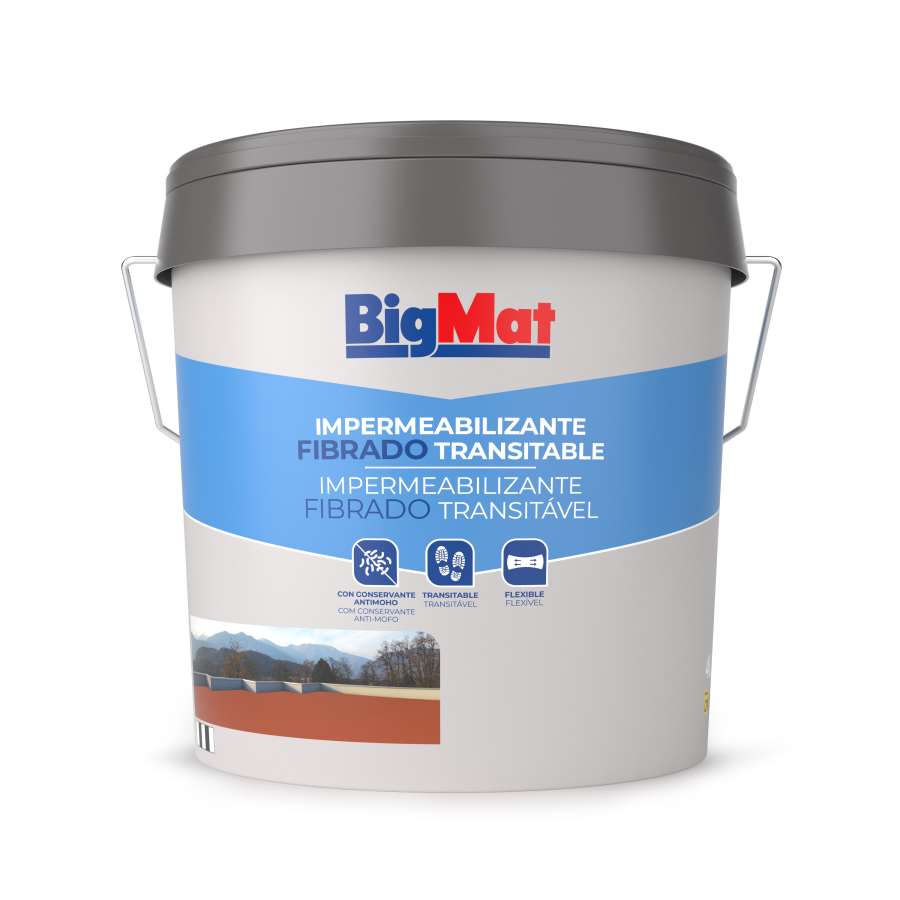 Imagem principal do produtoBIGMAT FIBRADO TRANSITABLE 4L ROJO