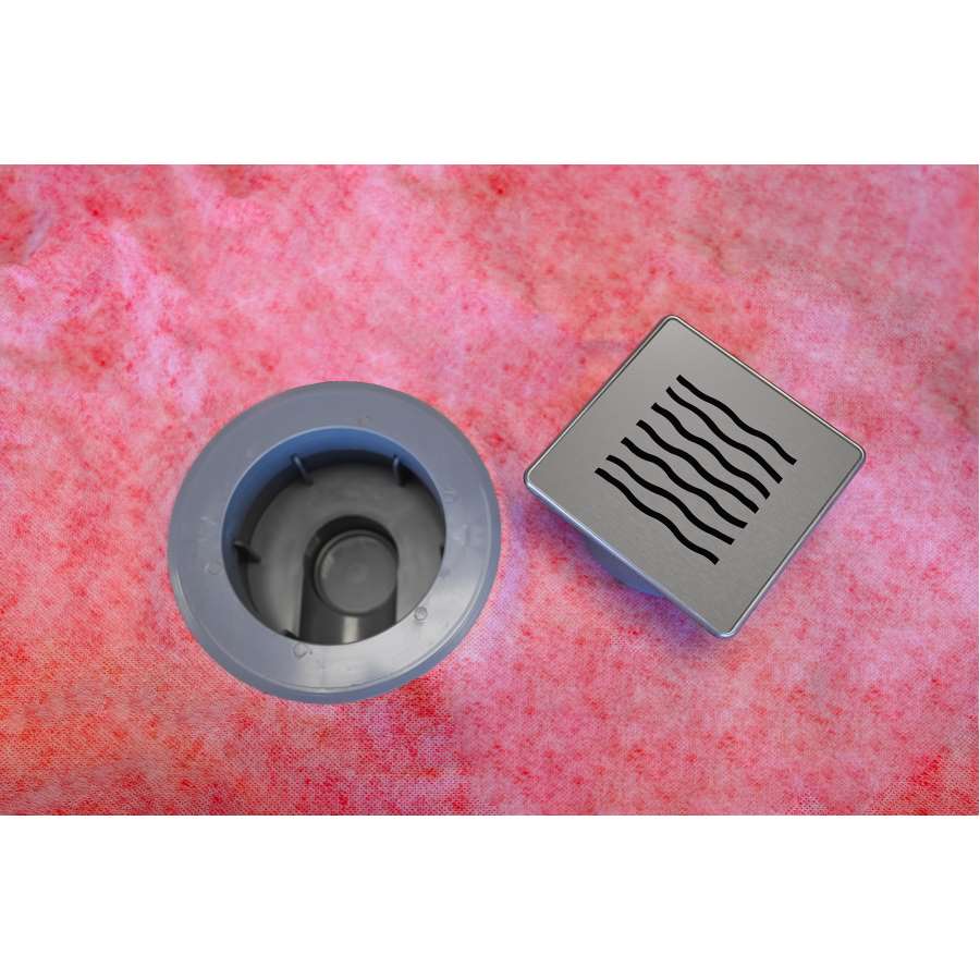 Imagem de acessório do produtoKIT DUCHA CUBIK PRIMO TOP 11X11CM INOX C/LAMINA 1,5X2MT