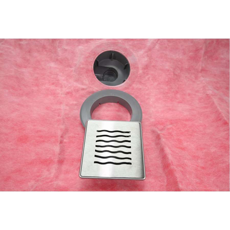 Imagem de acessório do produtoKIT DUCHA CUBIK PRIMO TOP 11X11CM INOX C/LAMINA 1,5X2MT