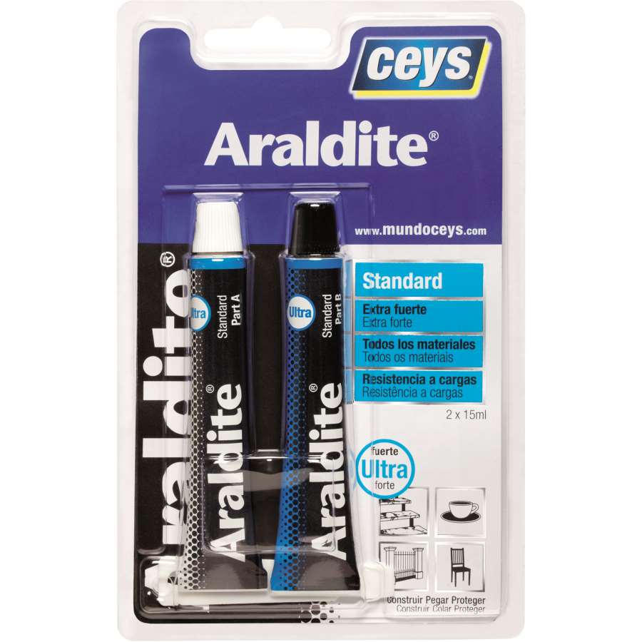 Imagen principal del productoARALDITE STANDARD BLISTER GRANDE 15+15ml E
