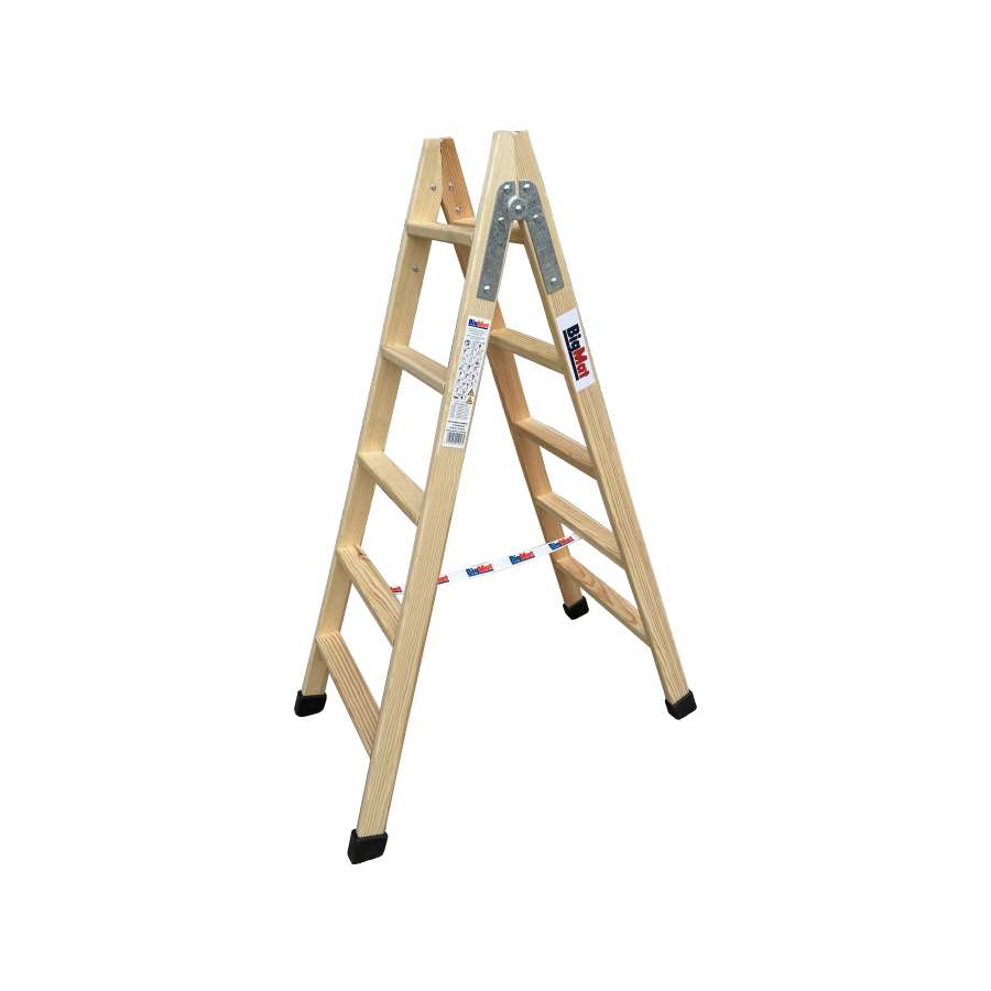 Imagen principal del productoESCALERA MADERA BIGMAT 5 P