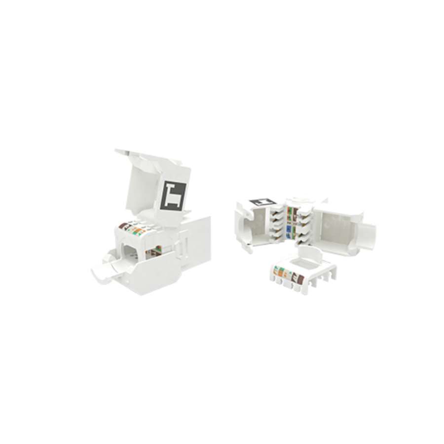 Imagem principal do produtoCONECTOR RJ45 HEMBRA CAT 6 BLANCO