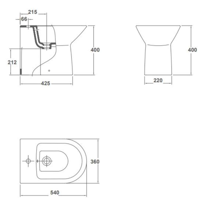 Imagem de acessório do produtoBide aris btw