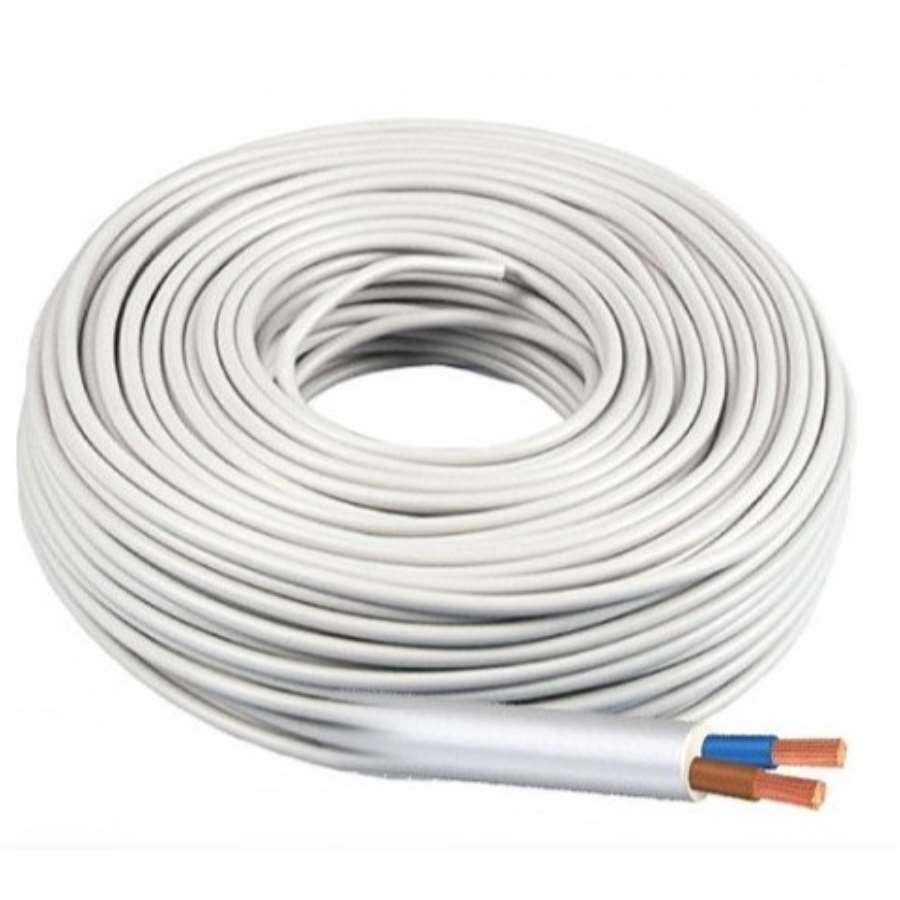 Imagen principal del productoMANGUERA H05VV-F 2X1MM BLANCA ROLLO  25M CPR