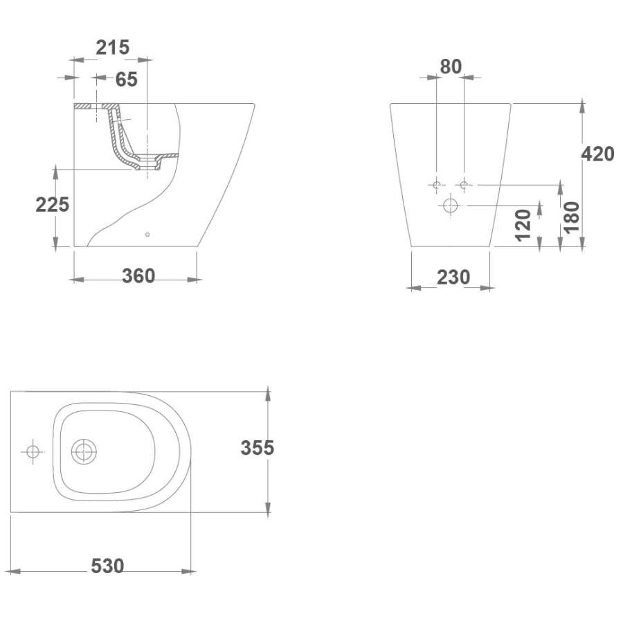 Imagem de acessório do produtoBIDE IRIA BTW