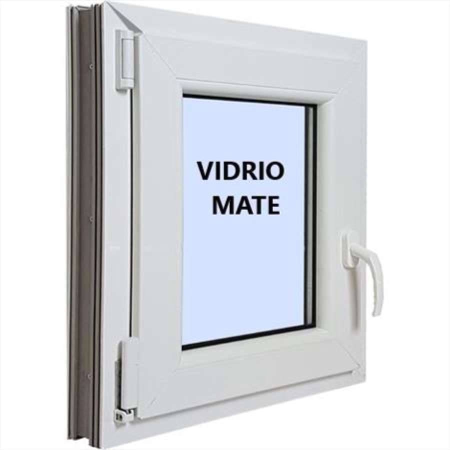 Imagem principal do produtoVENTANA PVC SERIE 70 600X600 BLANCO IZQUIERDA VIDRIO MATE
