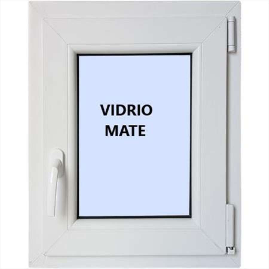 Imagem principal do produtoVENTANA PVC SERIE 70 600X600 BLANCO DERECHA VIDRIO MATE