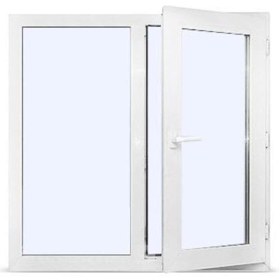 Imagen principal del productoVENTANA PVC SERIE 70 1000X1000 BLANCO 2 HOJAS DERECHA