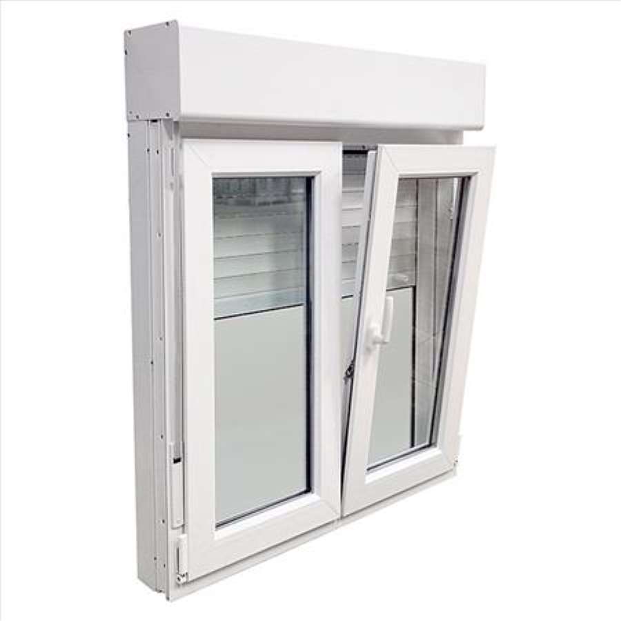 Imagem principal do produtoVENTANA PVC SERIE70 1200X1355 BLANCO 2HOJAS DCHA C/PERSIANA