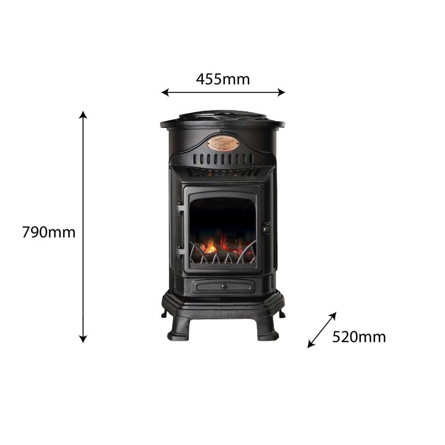 Imagem de acessório do produtoESTUFA DE GAS PROVENCE NEGRA