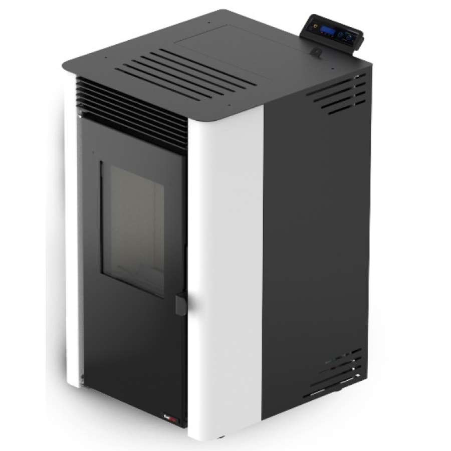 Imagen principal del productoESTUFA DE PELLETS LUX 9KW BLANCA