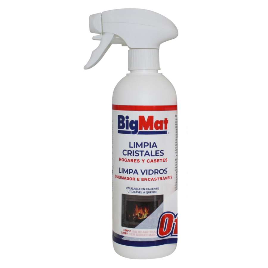 Imagen principal del productoLIMPIA CRISTALES CHIMENEA BIGMAT 500ML