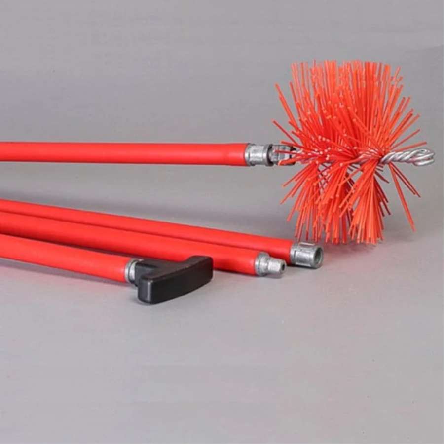 Imagen principal del productoKIT LIMPIEZA DESHOLLINADOR 6 CAÑAS DE 1MT ERIZO 200MM