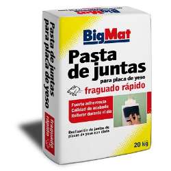 Imagen de PASTA JUNTAS BIGMAT FRAGUADO RAPIDO (20 kgs)