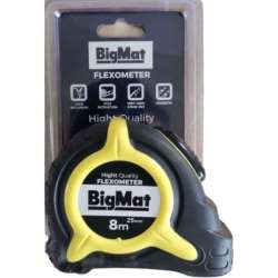 Imagen de FLEXOMETRO PLASTICO BIGMAT 8MTSX25MM IMANTADO