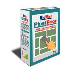 Imagen de MASILLA EXTERIOR PLASTERIOR BIGMAT CAJA 5 kg