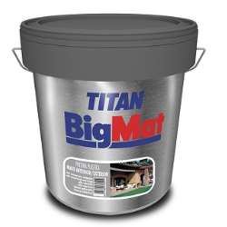 Imagen de PINTURA 5KG TITAN BIGMAT INT- EXT BCO MATE