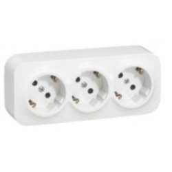 Imagen de FORIX IP21 BASE 2P+T TRIPLE BLANCO