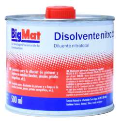 Imagen de DISOLVENTE NITRO TOTAL 500ml LATA BIGMAT