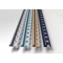 Imagen de GUARDACANTOS PVC GRIS LISOS 8,5mm x 2,6 Mt