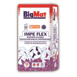 Imagen de MORTERO BIGMAT IMPE FLEX (SACO 15 KG)