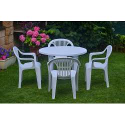 Imagen de SILLON MONOBLOCK RESPALDO BAJO BLANCO