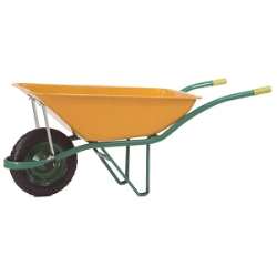 Foto de BARROW EUROPEU 100L AMARELO PNEUMATICA Ø350mm