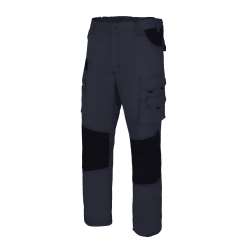 Imagen de PANTALÓN BICOLOR CANVAS MULTB. AZUL NAVY-NEGRO TALLA XL