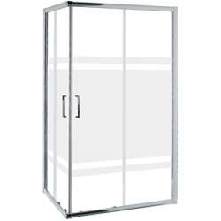 Imagen de MAMPARA DUCHA HABIMAT MOD.LATERAL SERIGRF.EASY CLEAN 80x195