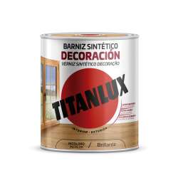 Imagen de BARNIZ SINTÉTICO TITANLUX BRILLANTE INCOLORO 750ML