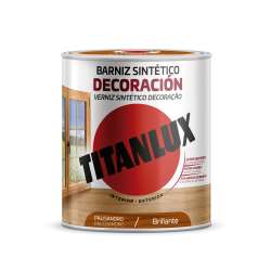 Imagen de BARNIZ SINTÉTICO TITANLUX BRILLANTE PALISANDRO 750ML