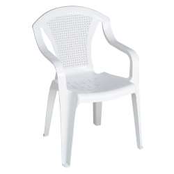 Imagen de SILLON MONOBLOCK RESPALDO BAJO BLANCO