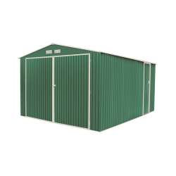 Foto de GARAGEM METÁLICA KENT VERDE 480X380X232CM 18,24M2