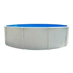 Foto de PISCINA CIRCULAR C/COLUNAS DE AÇO BCO. Ø 460 cm Alt. 120 cm
