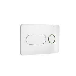 Foto de Placa mecânica descarga dupla eon 8 branco