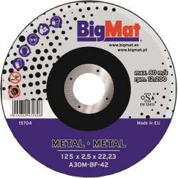 Imagen de DISCO METAL BIGMAT A24EX 125X2,5X22,23 (retractil)