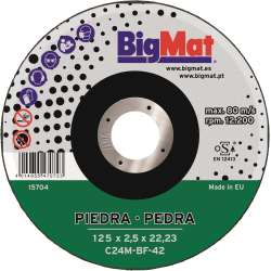 Imagen de DISCO PIEDRA BIGMAT C24R 125X2,5X22,23 (retractil)