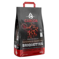 Imagen de CARBON VEGETAL DE LEÑA  EN BRIQUETAS CARCOA 4KGS