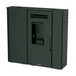 Imagen de ESTUFA DE PELLET 12 KW SLIM NEGRO BOREAL -S12-NE