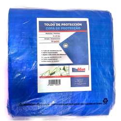 Imagen de TOLDO DE PROTECCION BIGMAT 90GSM AZUL 4X6M