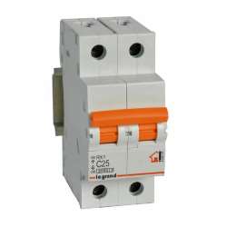 Imagen de MAGNETOTÉRMICO RX3 BIPOLAR 25A GP