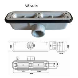 Foto de Valvula p/reposicion plato ducha resiblock cover