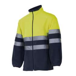 Imagen de CHAQUETA POLAR BICOLOR ALTA VISIBILIDAD TALLA M