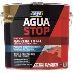 Imagen de IMPERMEABILIZANTE AGUA STOP BARRERA TOTAL  4KG ROJO