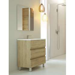 Imagen de MUEBLE BAÑO CENTRUM 80CM 3 CAJONES CAMBRIAN