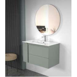 Imagen de MUEBLE BAÑO DEVA 80CM VERDE MATE